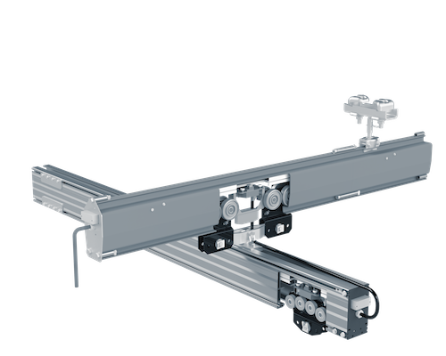 Prosystem light crane system of steel and aluminium